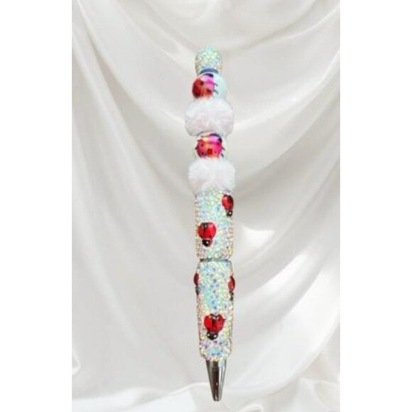 Beaded Pen-Ladybug - Picture 1 of 1